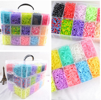 Rubber loom bands kit Colorful